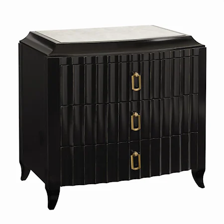 Glendale Night Stand with 3 Drawers